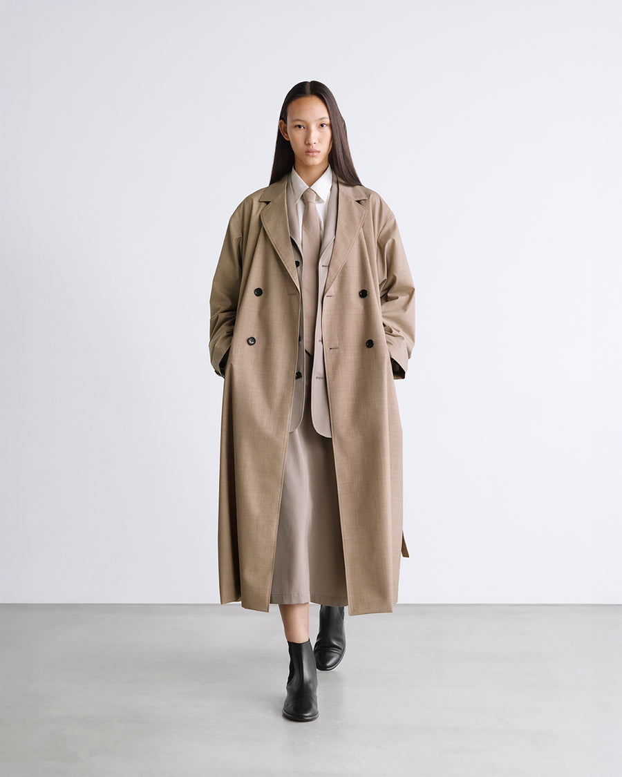 Fine Wool Heather Oversized Coat – Graphpaper