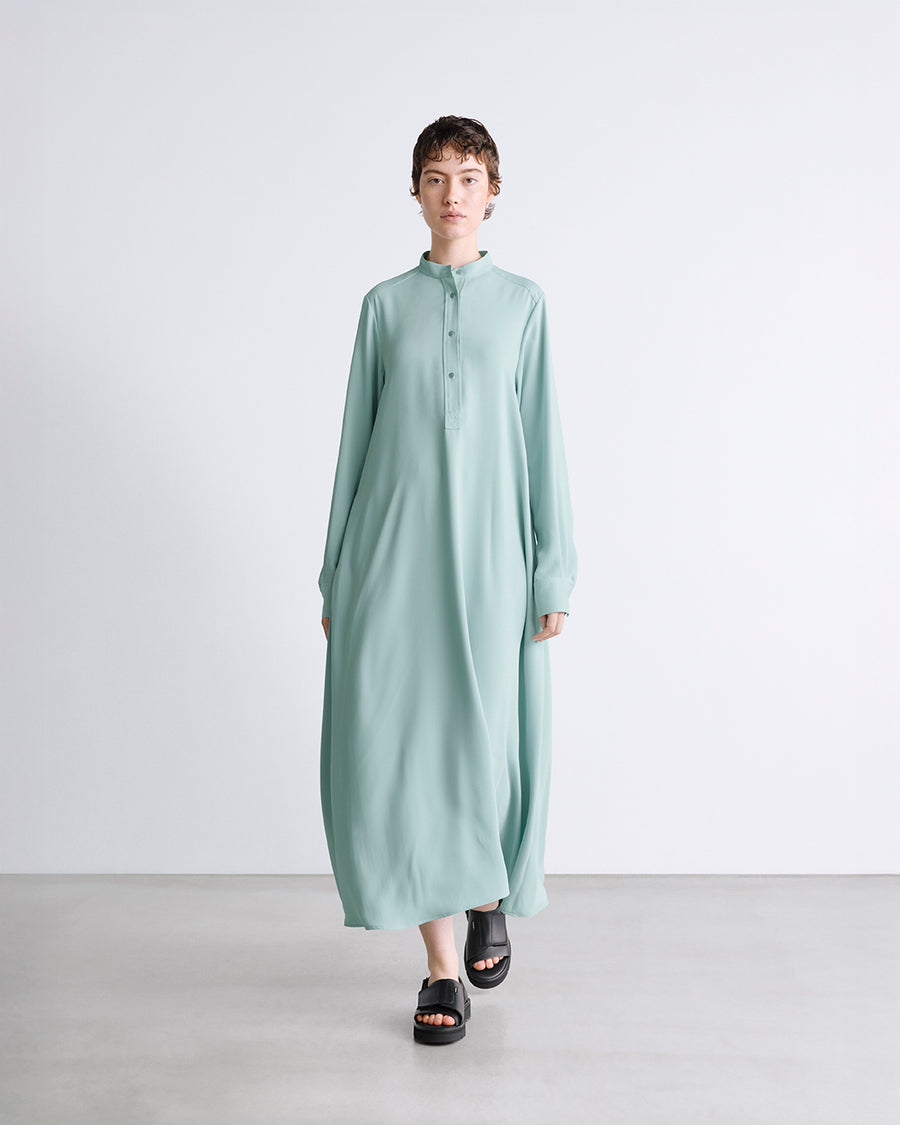 Satin Band Collar Dress – Graphpaper