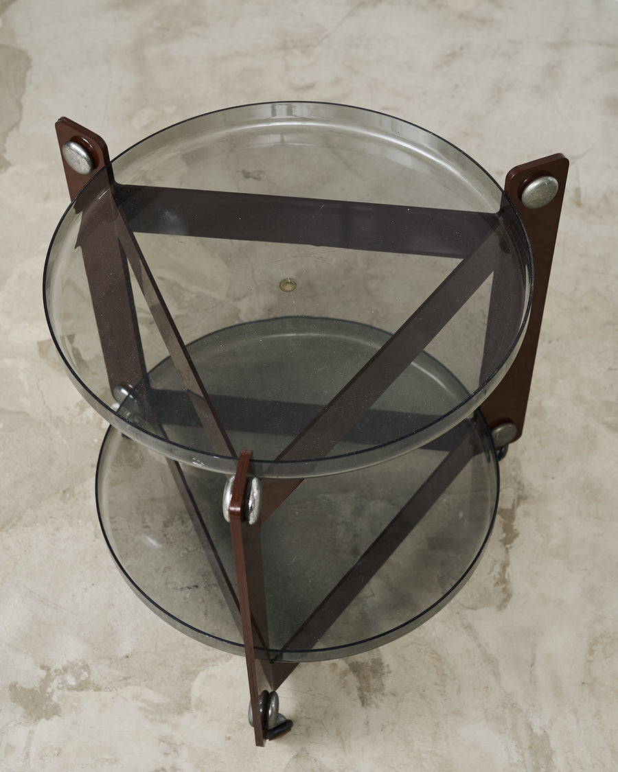 Bar Trolley by Luigi Massoni for Guzzini