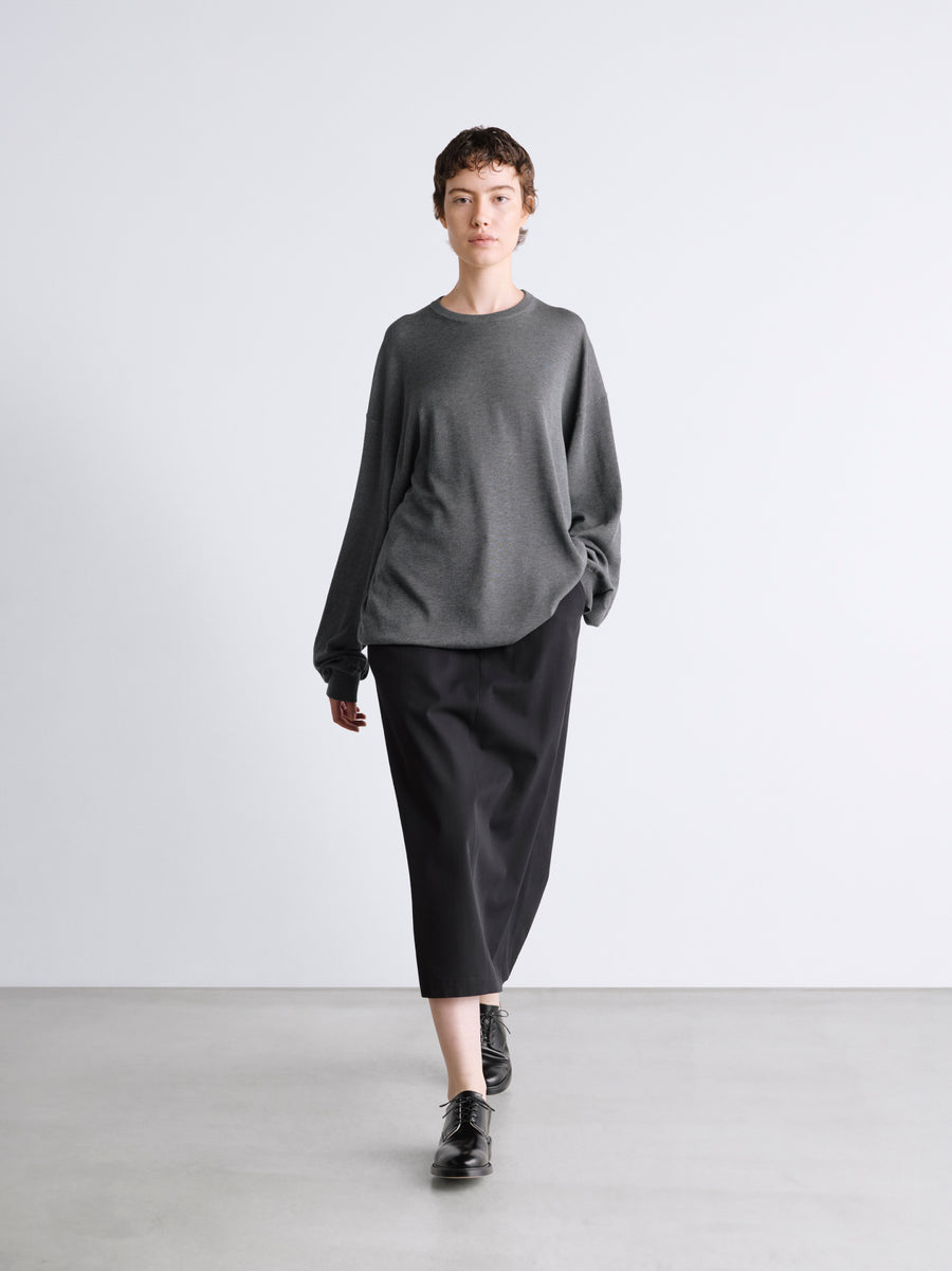 Suvin High Gauge L/S Crew Neck Knit – Graphpaper