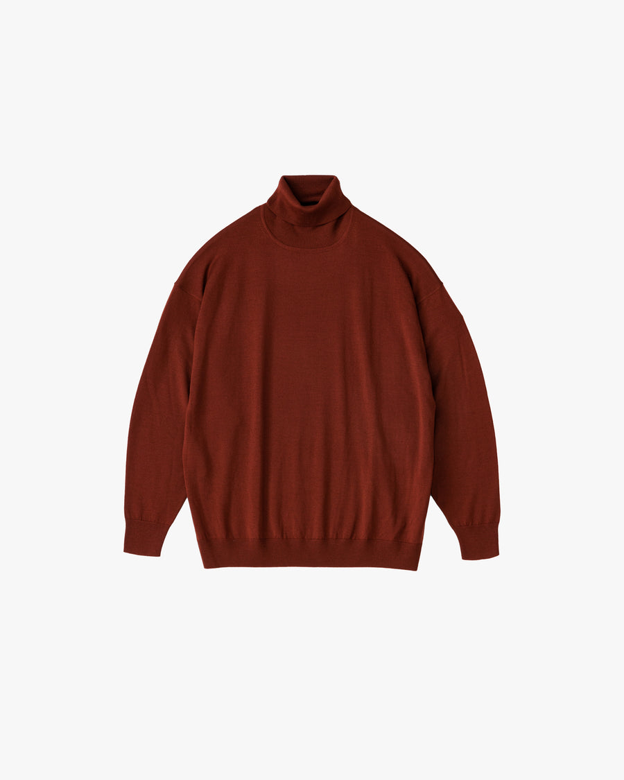 High Gauge L/S High Neck Knit