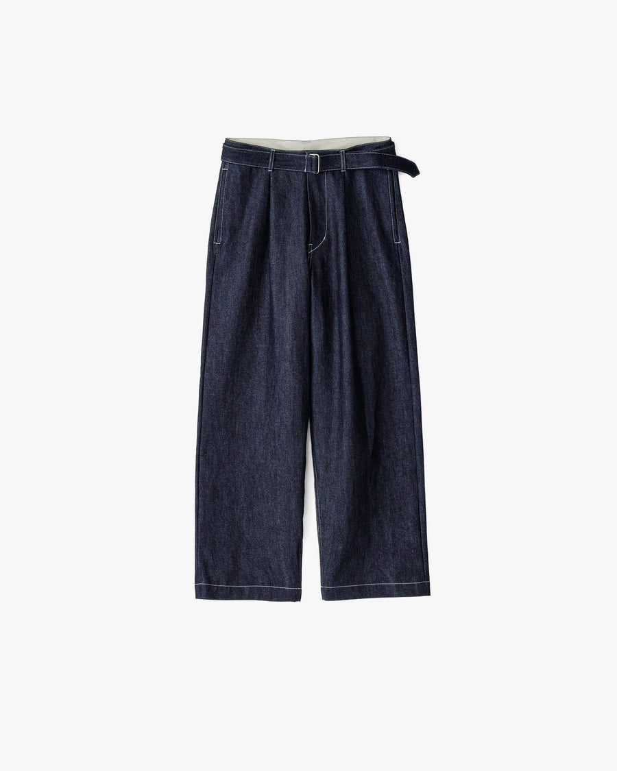 Selvage Denim Belted Pants