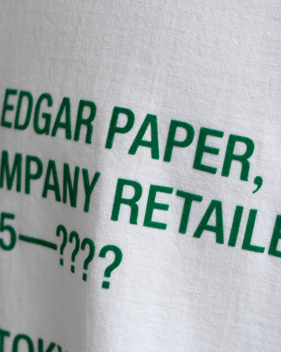 BENJAMIN GRAPH EDGAR PAPER S/S Oversized Tee