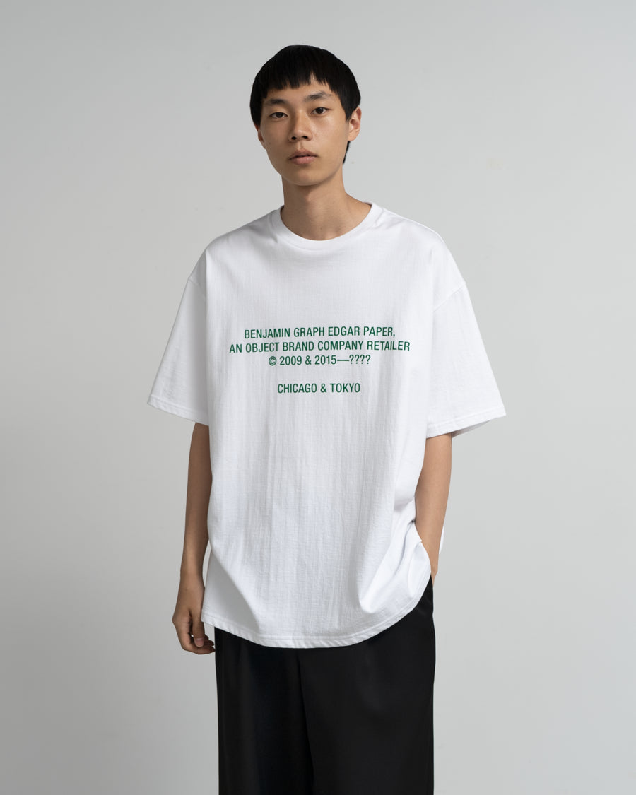 BENJAMIN GRAPH EDGAR PAPER S/S Oversized Tee