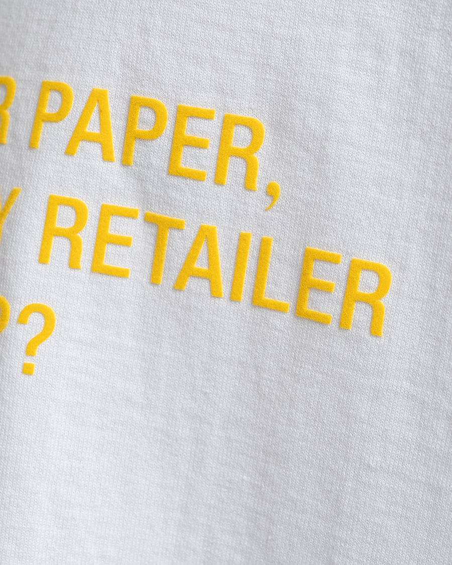 BENJAMIN GRAPH EDGAR PAPER S/S Oversized Tee