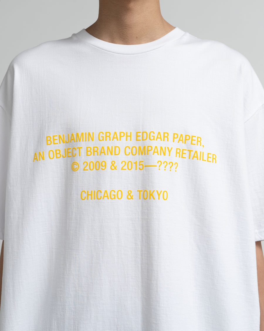 BENJAMIN GRAPH EDGAR PAPER S/S Oversized Tee
