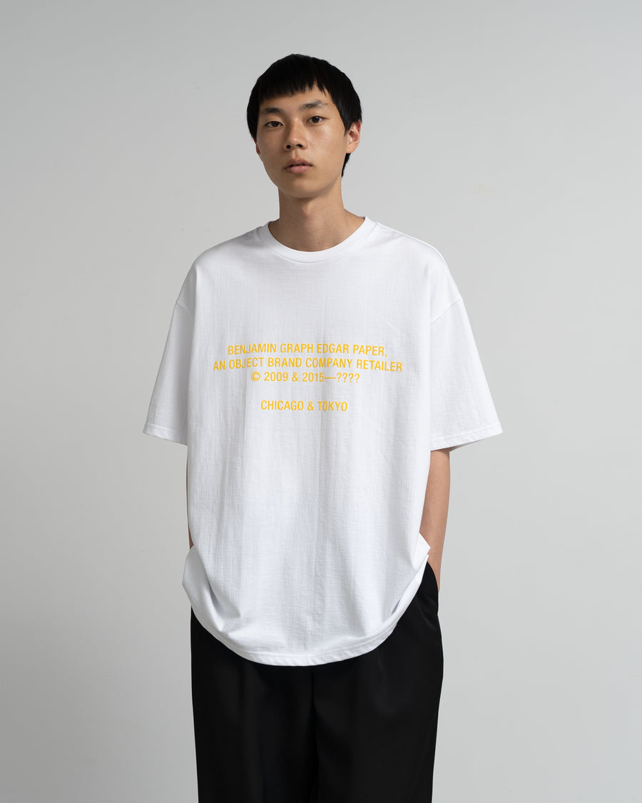 BENJAMIN GRAPH EDGAR PAPER S/S Oversized Tee