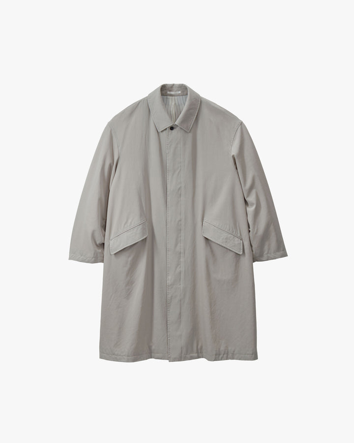 -SALE- Fulled Wool Gabardine Oversized Bal Collar Coat