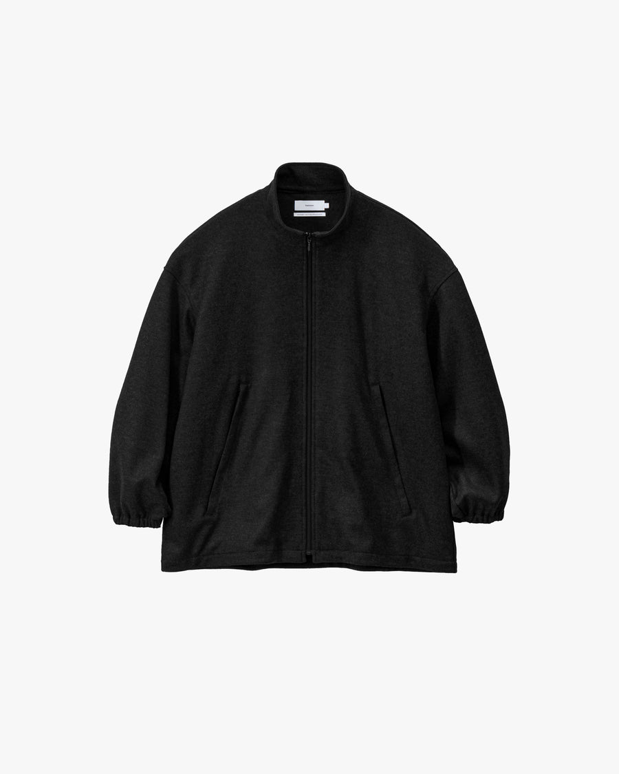 Wool Smooth Flannel Track Blouson