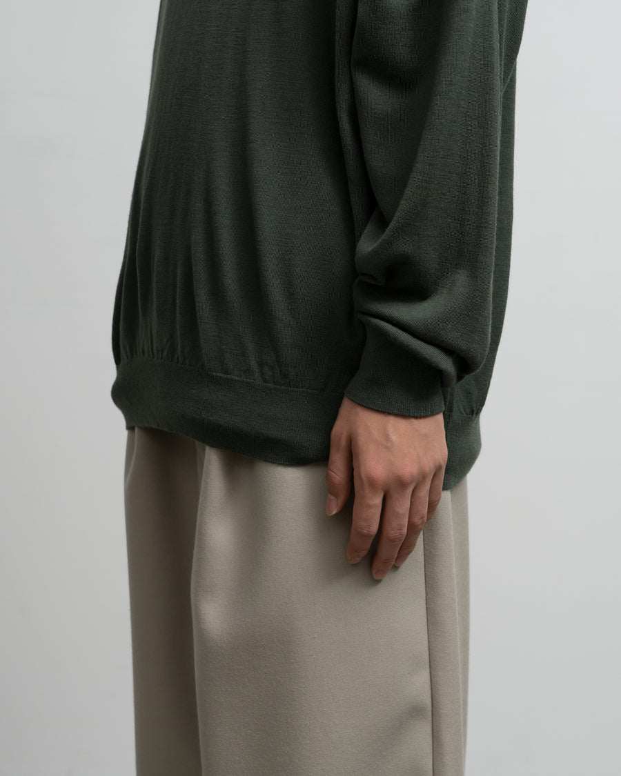 High Gauge L/S Oversized Crew Neck Knit