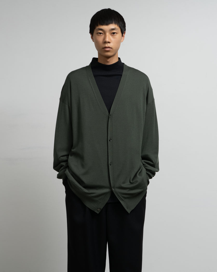 High Gauge Knit Oversized Cardigan