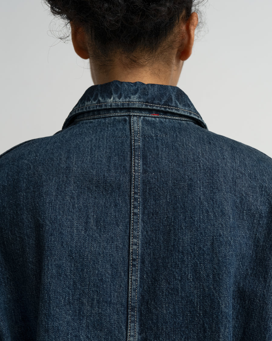 Selvage Denim Zip Jacket -DARK FADE- – Graphpaper