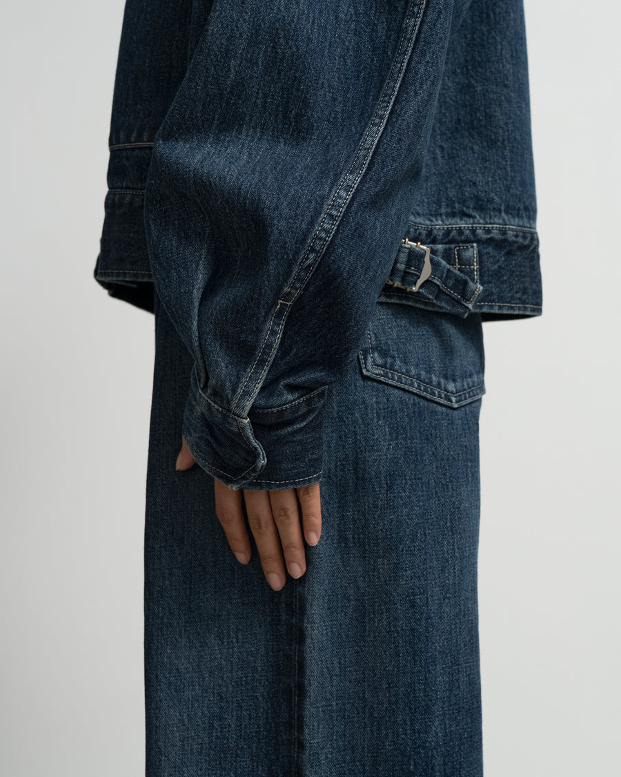 Selvage Denim Zip Jacket -DARK FADE- – Graphpaper