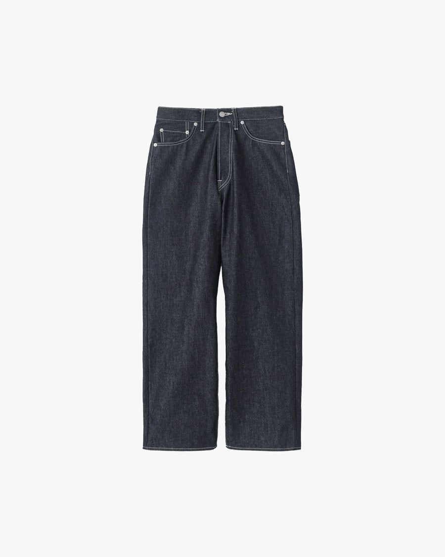 Selvage Denim Five Pocket Wide Straight Pants – Graphpaper