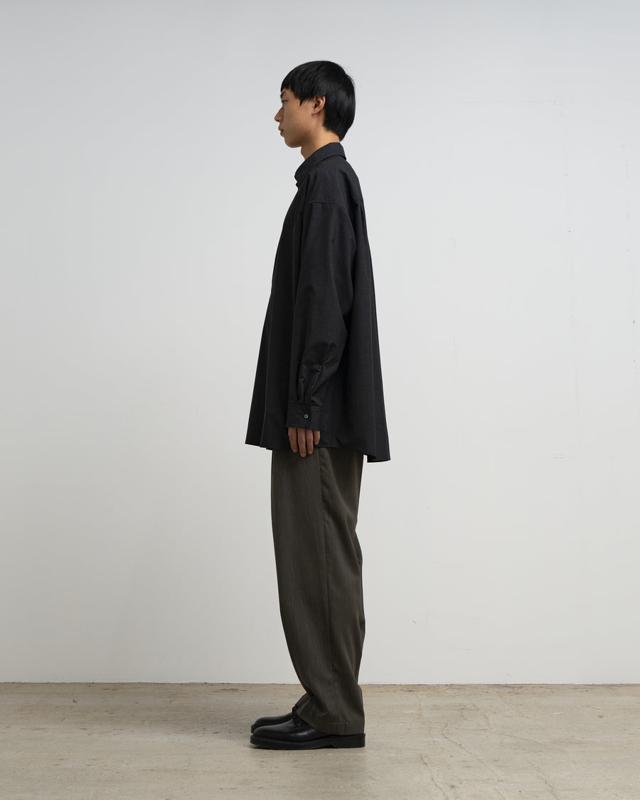 Fine Heather Wool L/S Skipper Shirt – Graphpaper