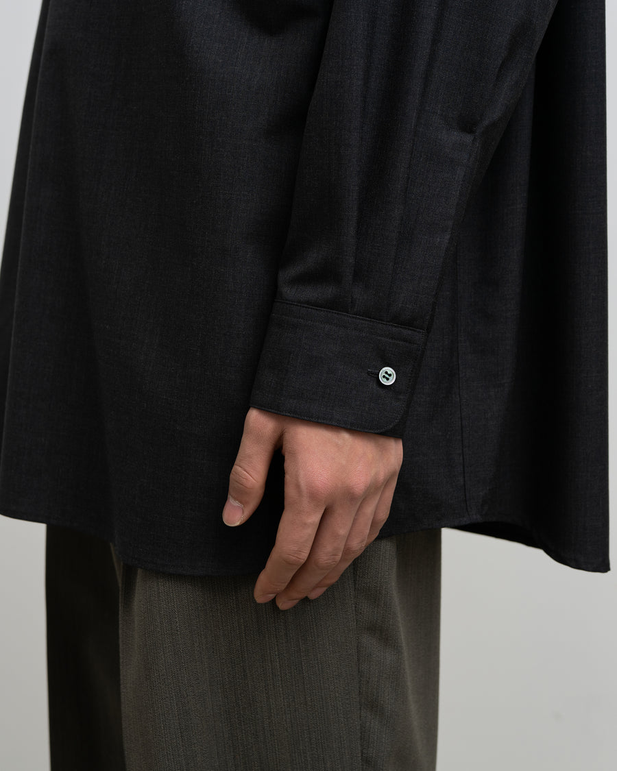 Fine Heather Wool L/S Skipper Shirt – Graphpaper
