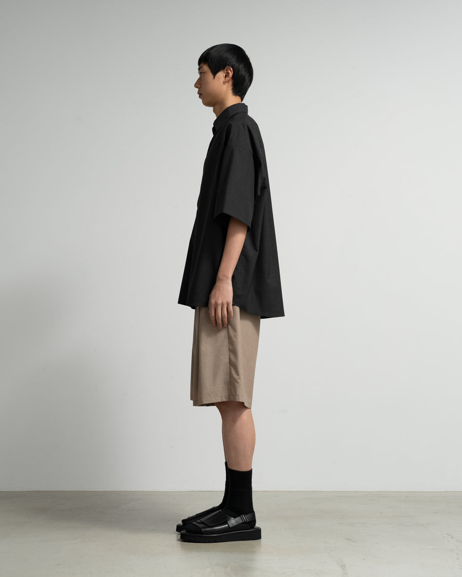 Fine Heather Wool S/S Skipper Shirt – Graphpaper