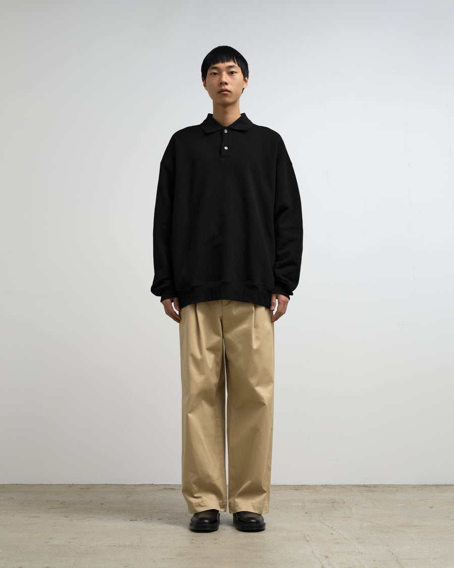 AZUMA Terry Pullover Polo Sweat – Graphpaper