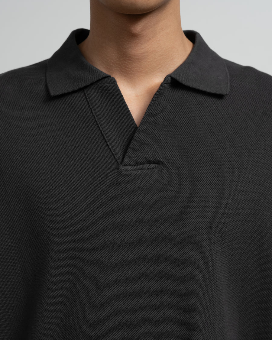 Cotton Pique Jersey S/S Skipper Polo – Graphpaper