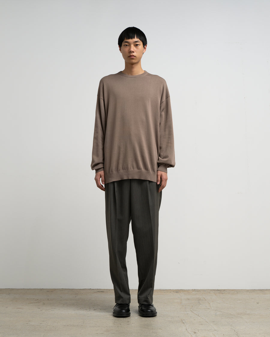 Suvin High Gauge L/S Crew Neck Knit – Graphpaper