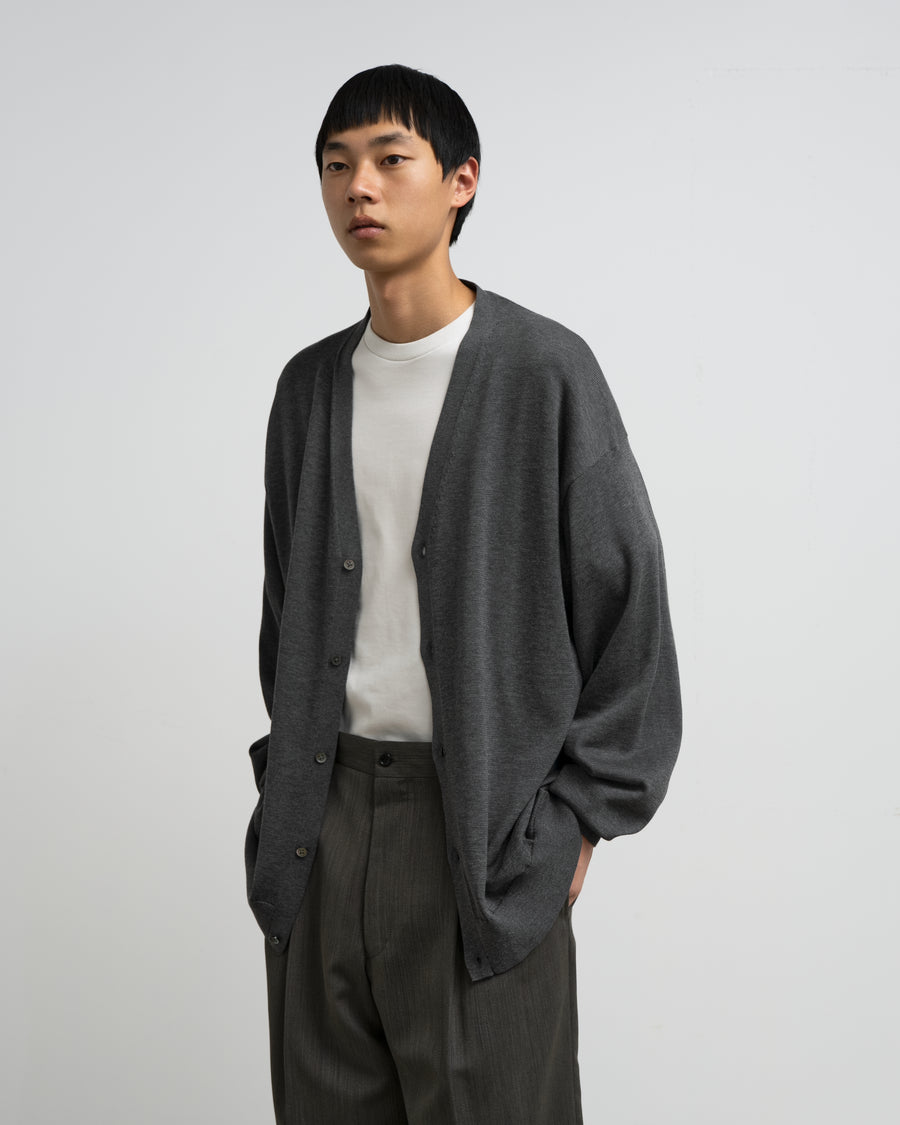 Graphpaper Suvin High Gauge Knit カーディガン Suvin High Gauge Knit Cardigan – Graphpaper