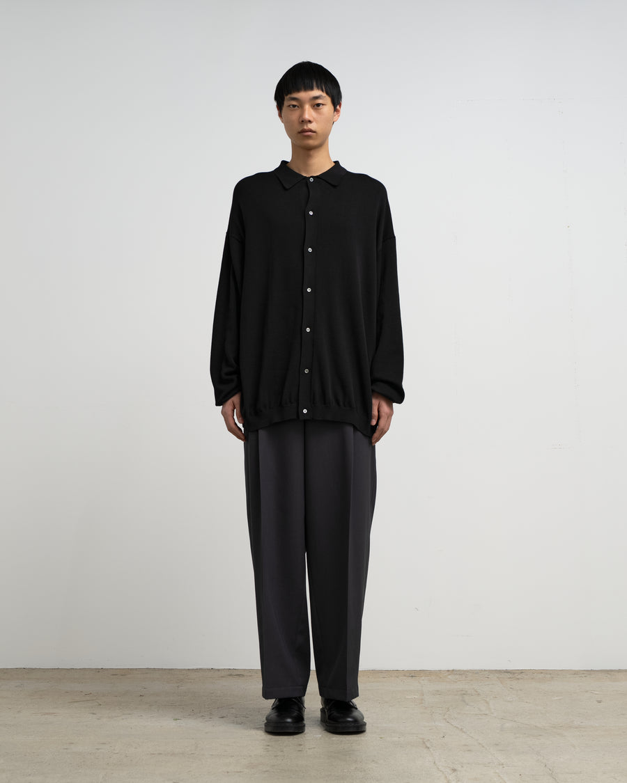 Suvin High Gauge Knit Oversized L/S Shirt – Graphpaper