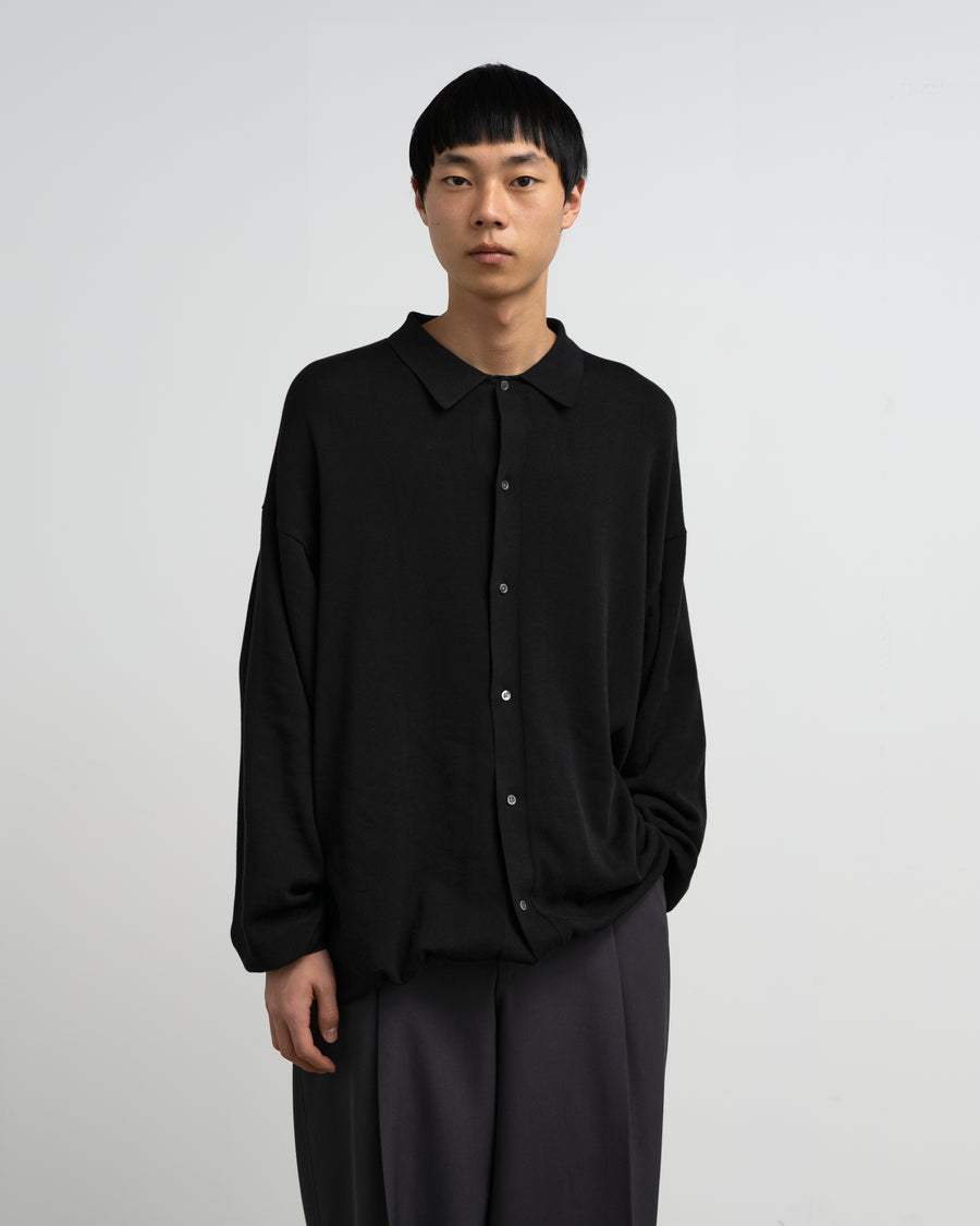Suvin High Gauge Knit Oversized L/S Shirt – Graphpaper