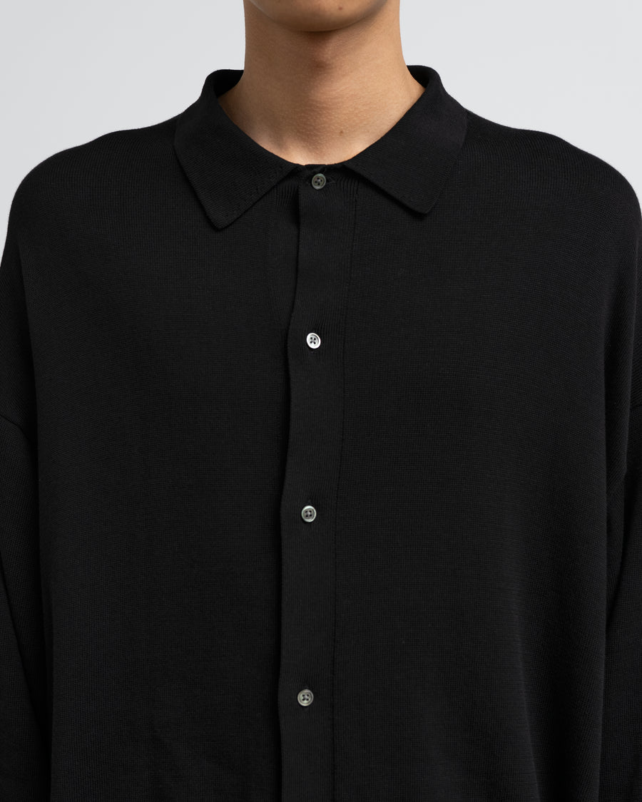 Suvin High Gauge Knit Oversized L/S Shirt – Graphpaper