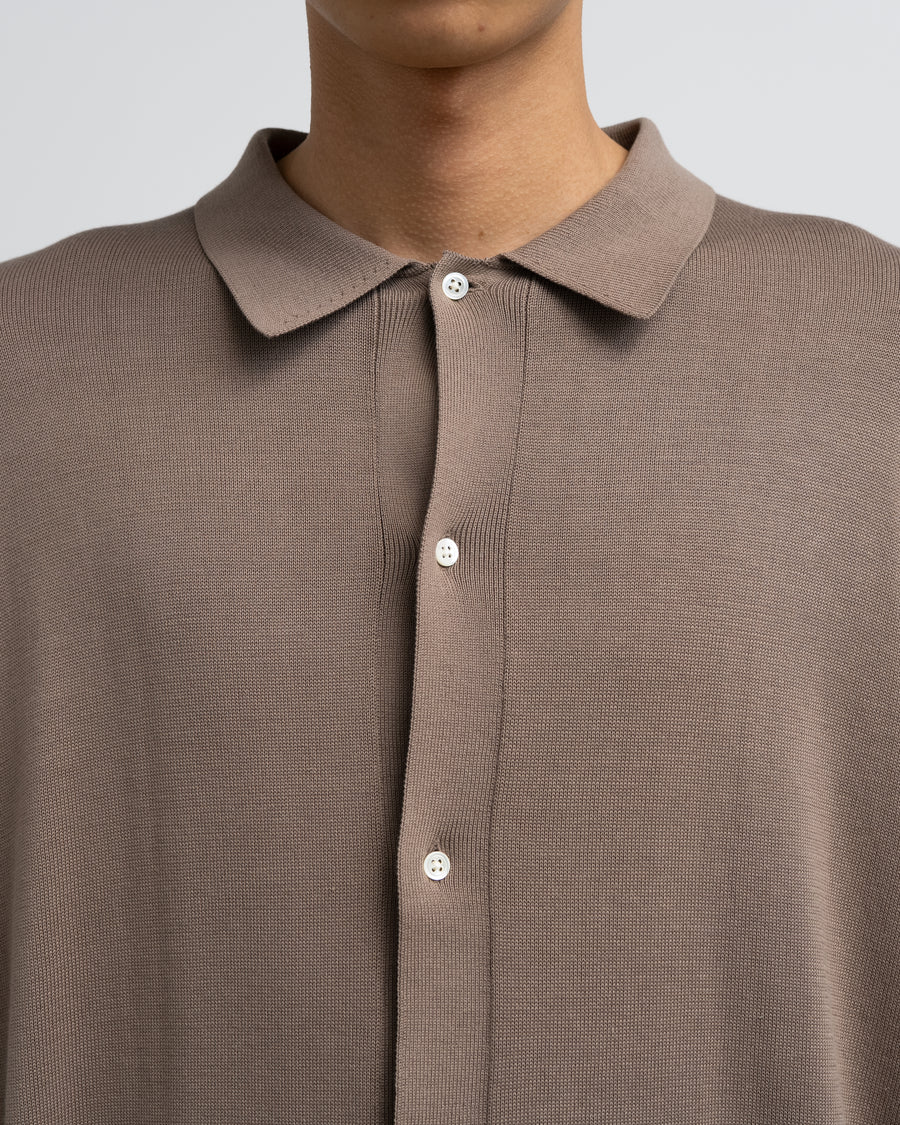 Suvin High Gauge Knit Oversized L/S Shirt – Graphpaper