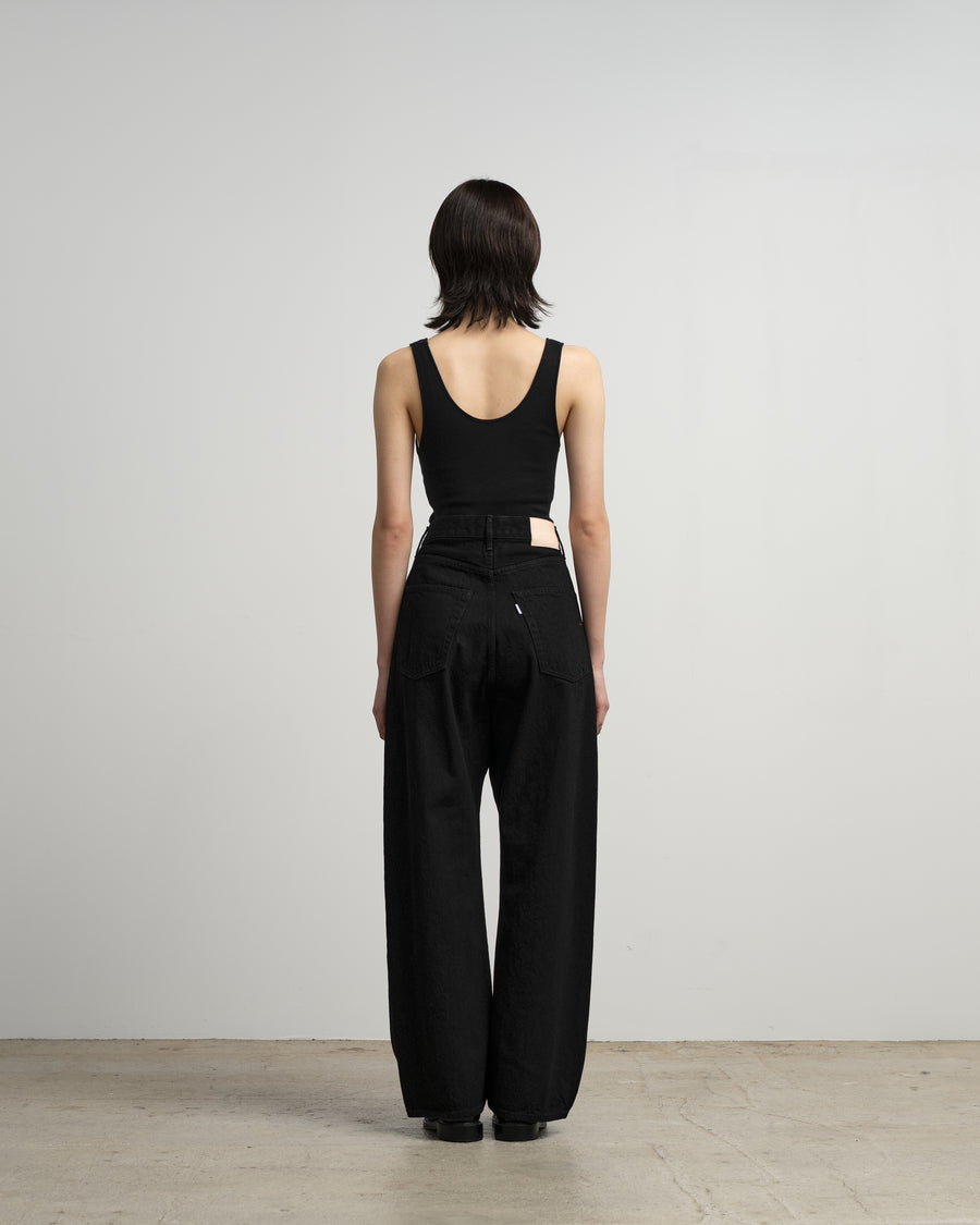 Selvage Denim Five Pocket Wide Straight Pants – Graphpaper