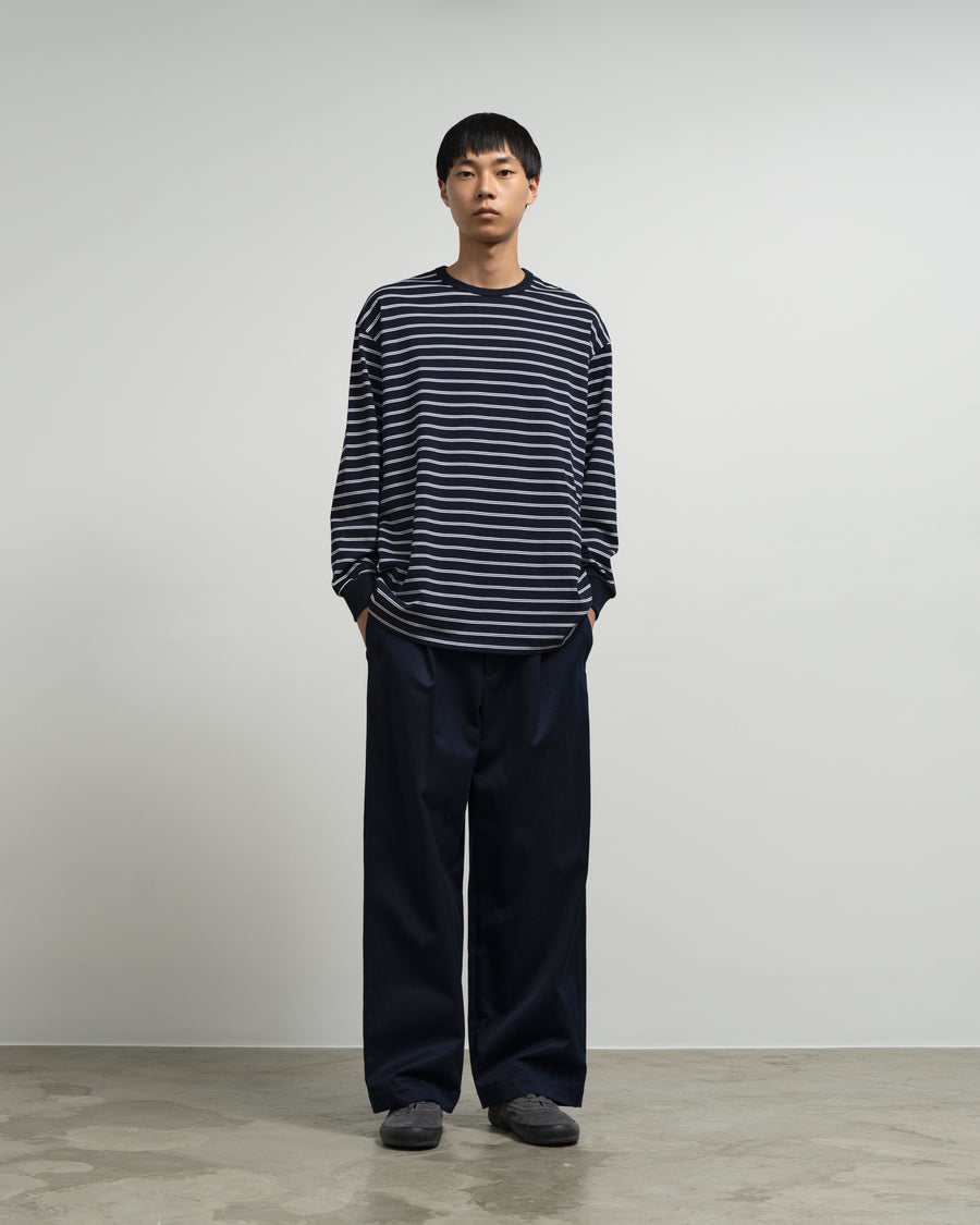 Tri Spun Border L/S Tee – Graphpaper