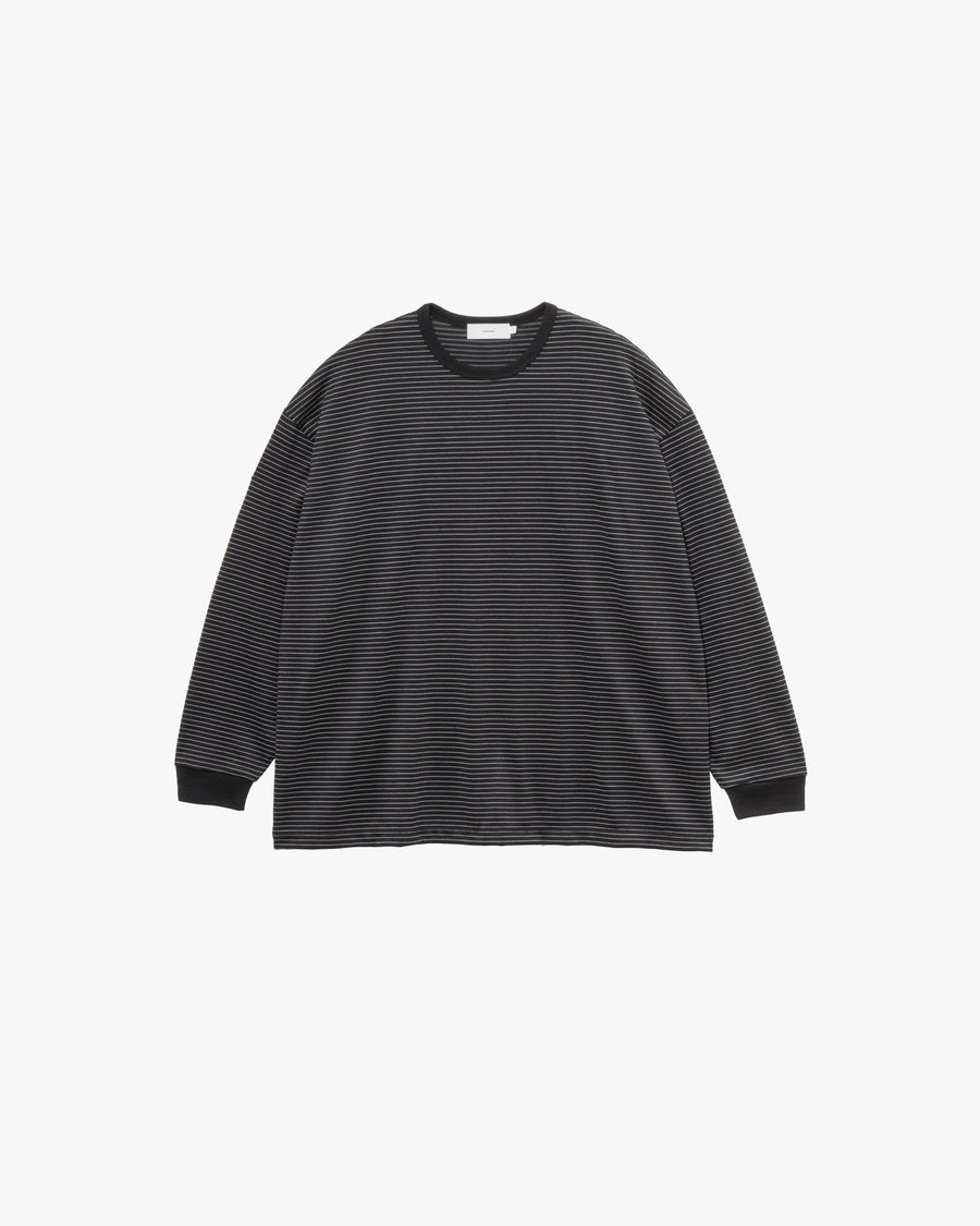Fine Wool Border L/S Crew Neck Tee – Graphpaper