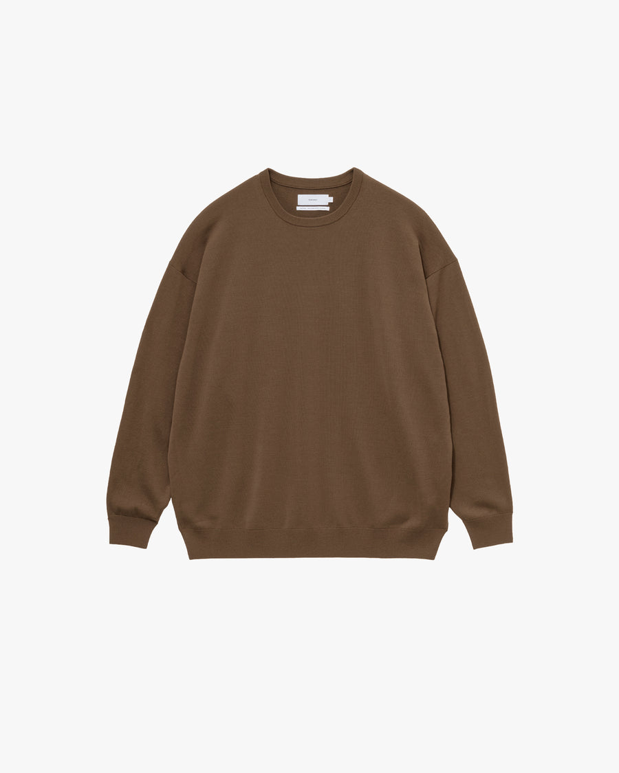トップス Graphpaper High Gauge L/S Crew Neck Knit High Gauge L/S Oversized Crew Neck Knit – Graphpaper