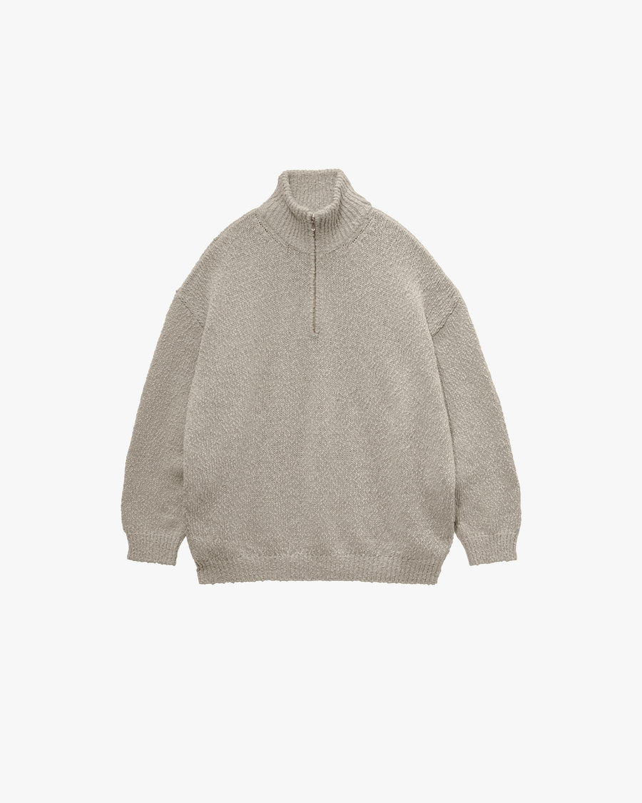 Cotton Wool Slub Oversized Half Zip Knit – Graphpaper