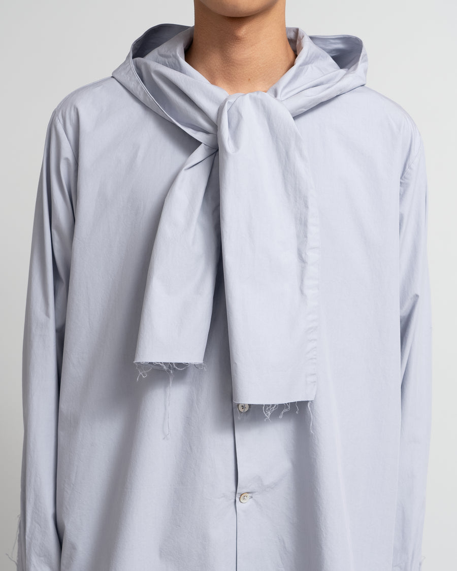 HOODED SCARF SHIRT