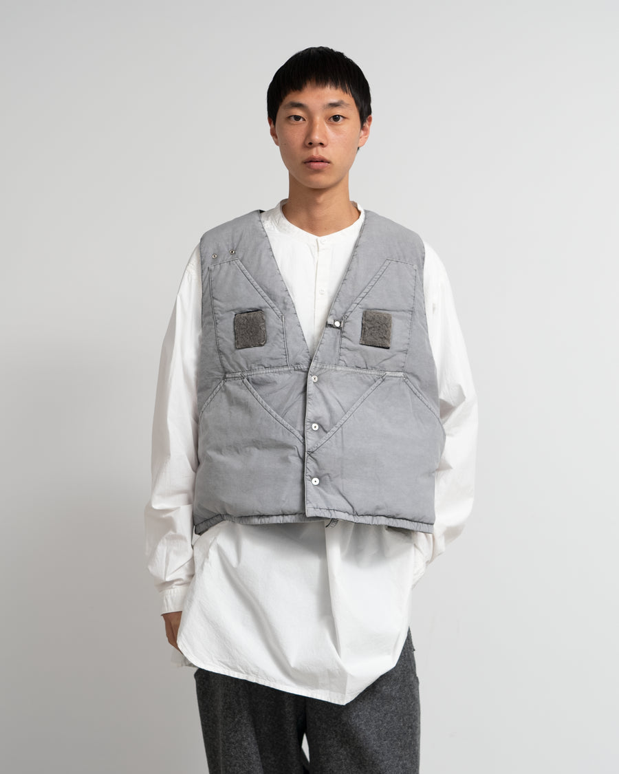 HAND-DYED FISHING DOWN VEST – Graphpaper