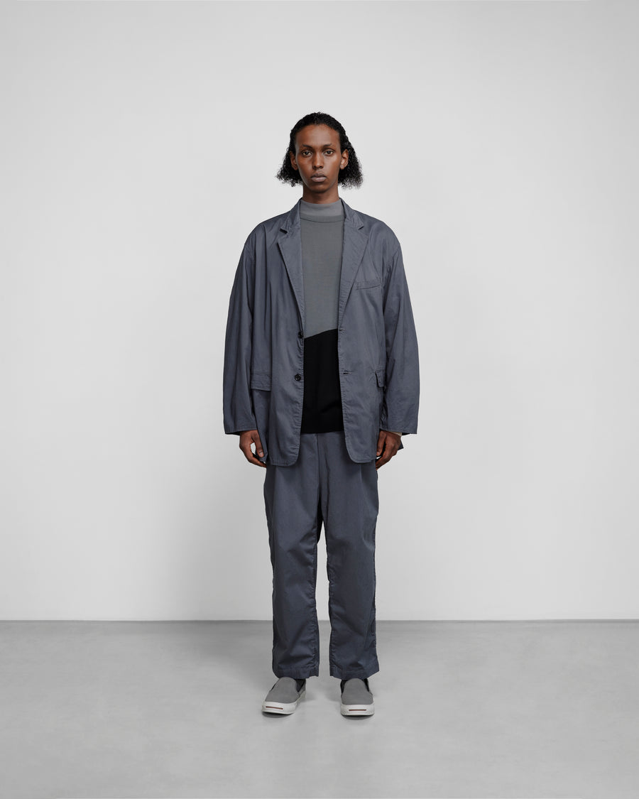 Garment Dyed Typewriter Oversized Slacks