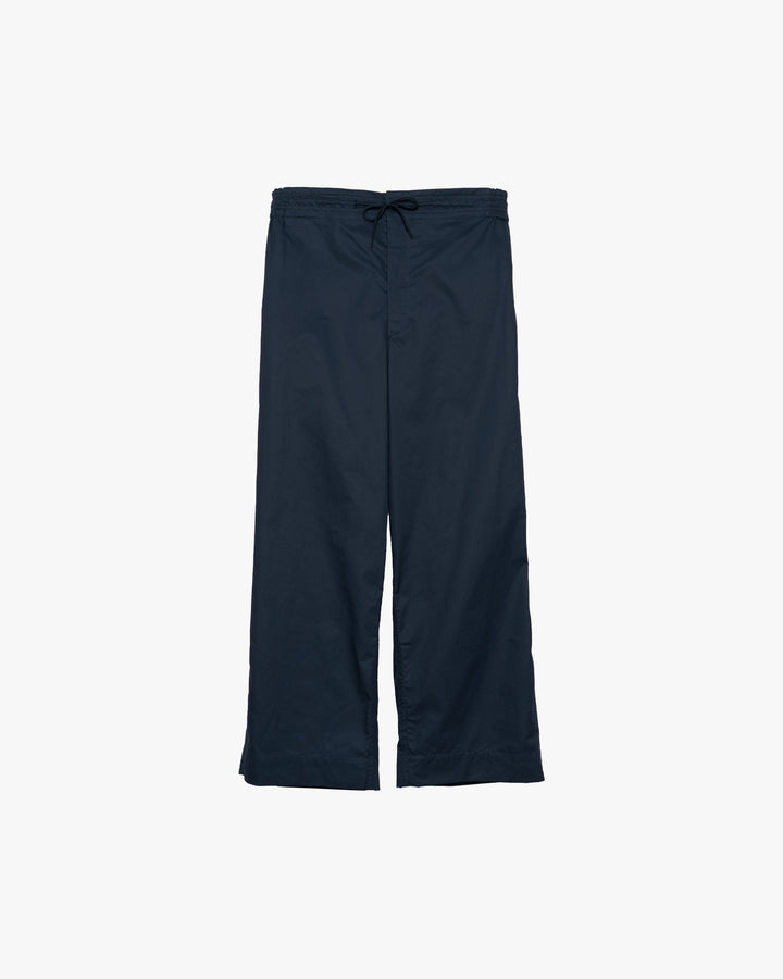 COMPACT COTTON BELT LOOP PANTS