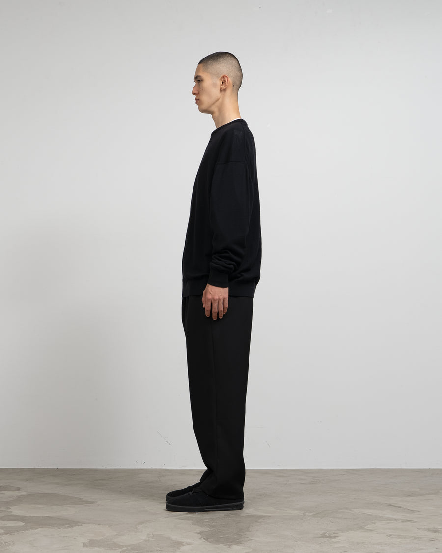 High Gauge L/S Oversized Crew Neck Knit