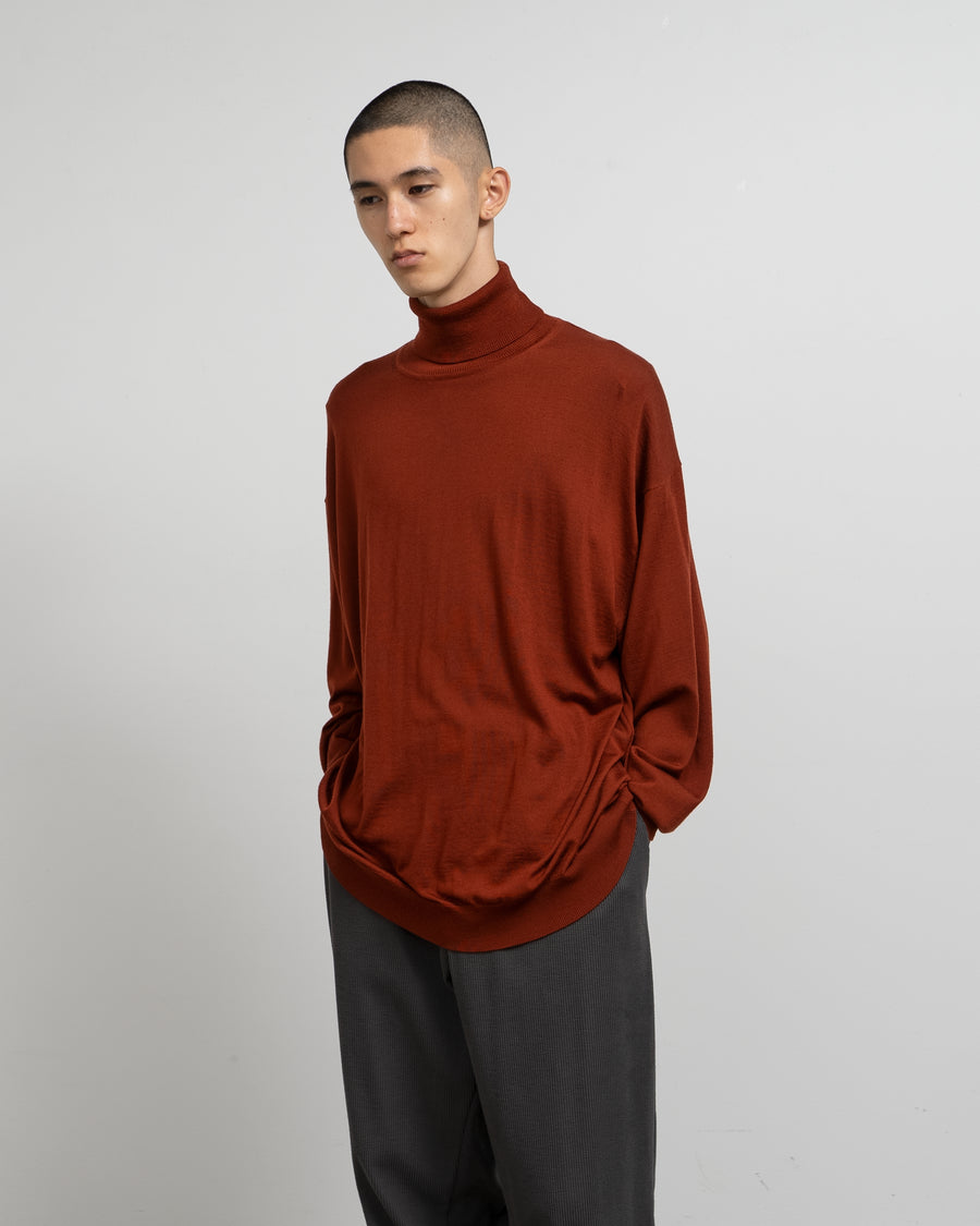 High Gauge L/S High Neck Knit