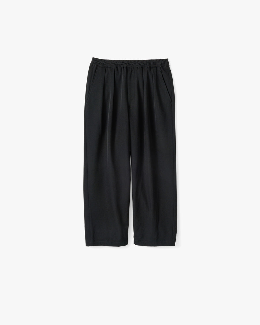 Scale Off Gabardine Two Tuck Wide Trousers