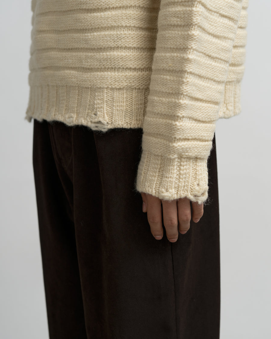 LINKS BORDER SWEATER