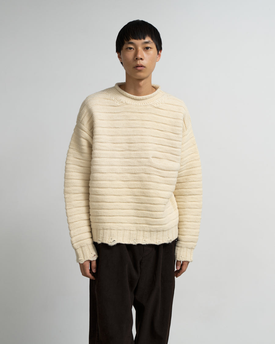 LINKS BORDER SWEATER