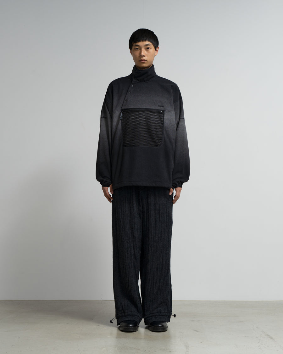 PIGMENT PRINT WASH POLARTEC PULLOVER