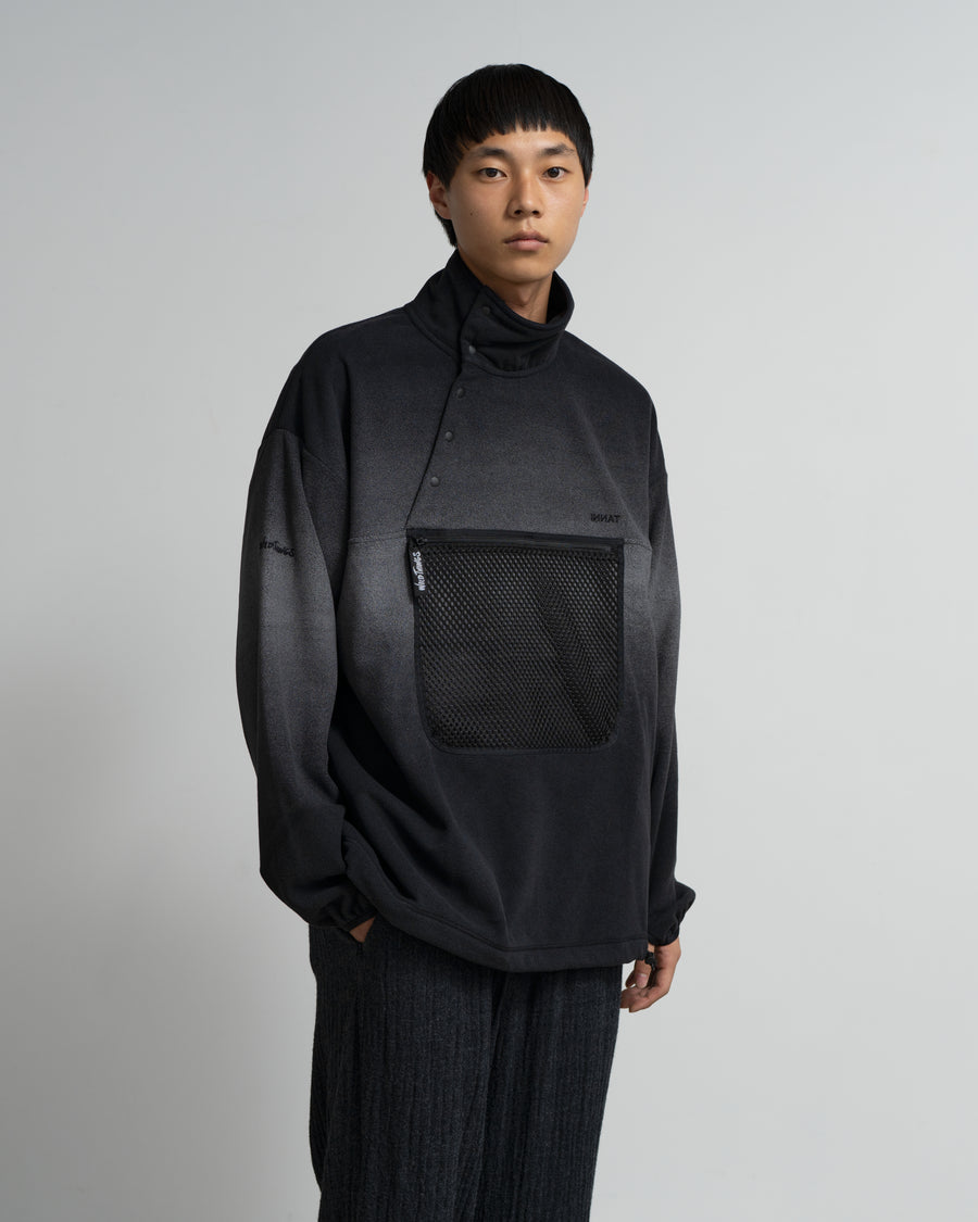 PIGMENT PRINT WASH POLARTEC PULLOVER