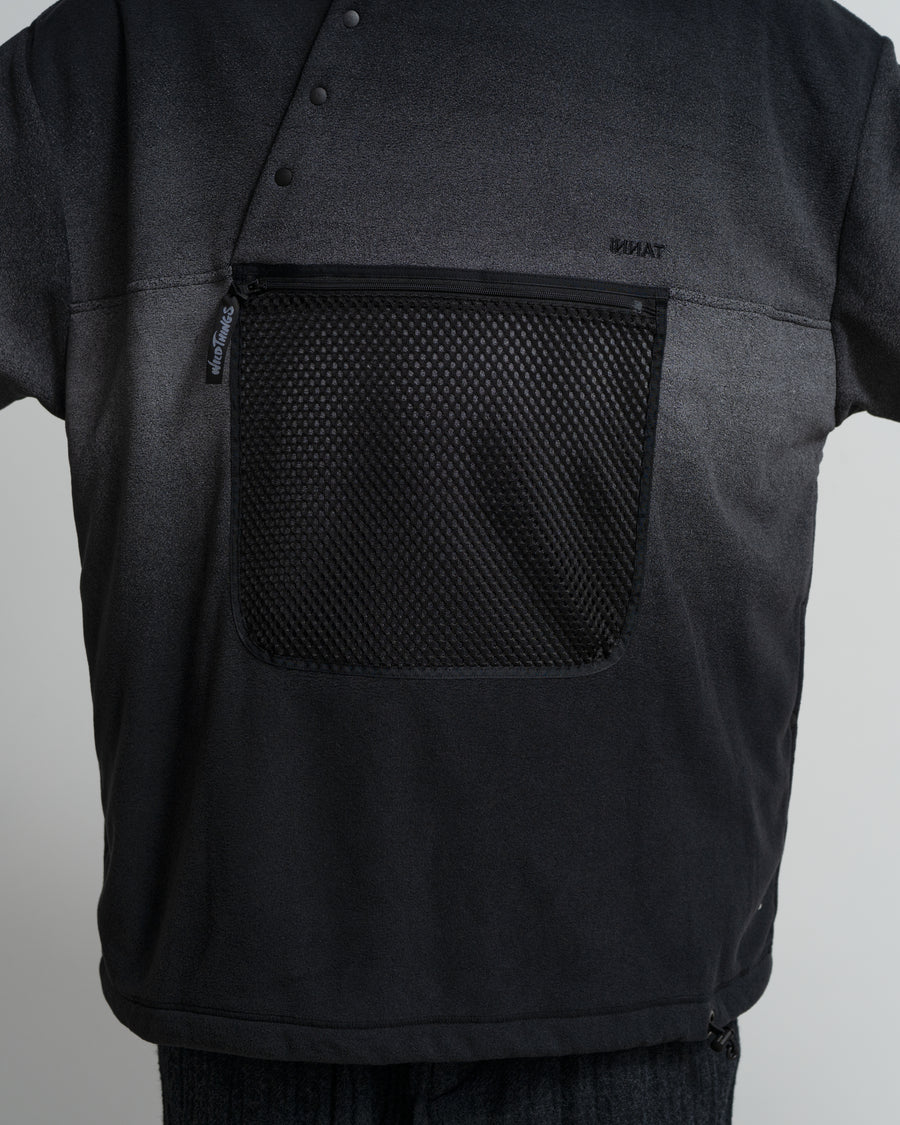 PIGMENT PRINT WASH POLARTEC PULLOVER