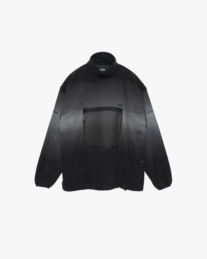 PIGMENT PRINT WASH POLARTEC PULLOVER