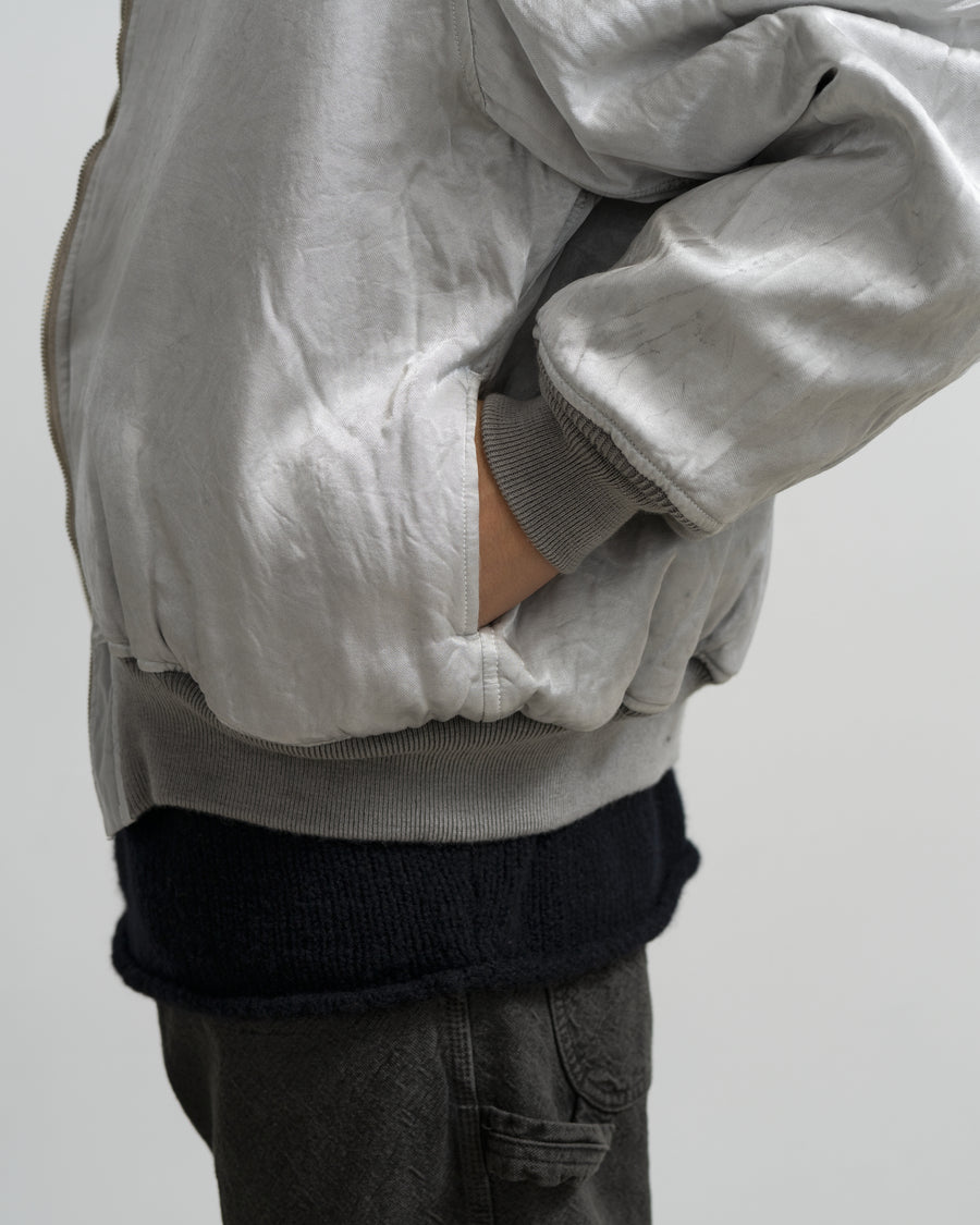 HAND-DYED BOMBER JACKET