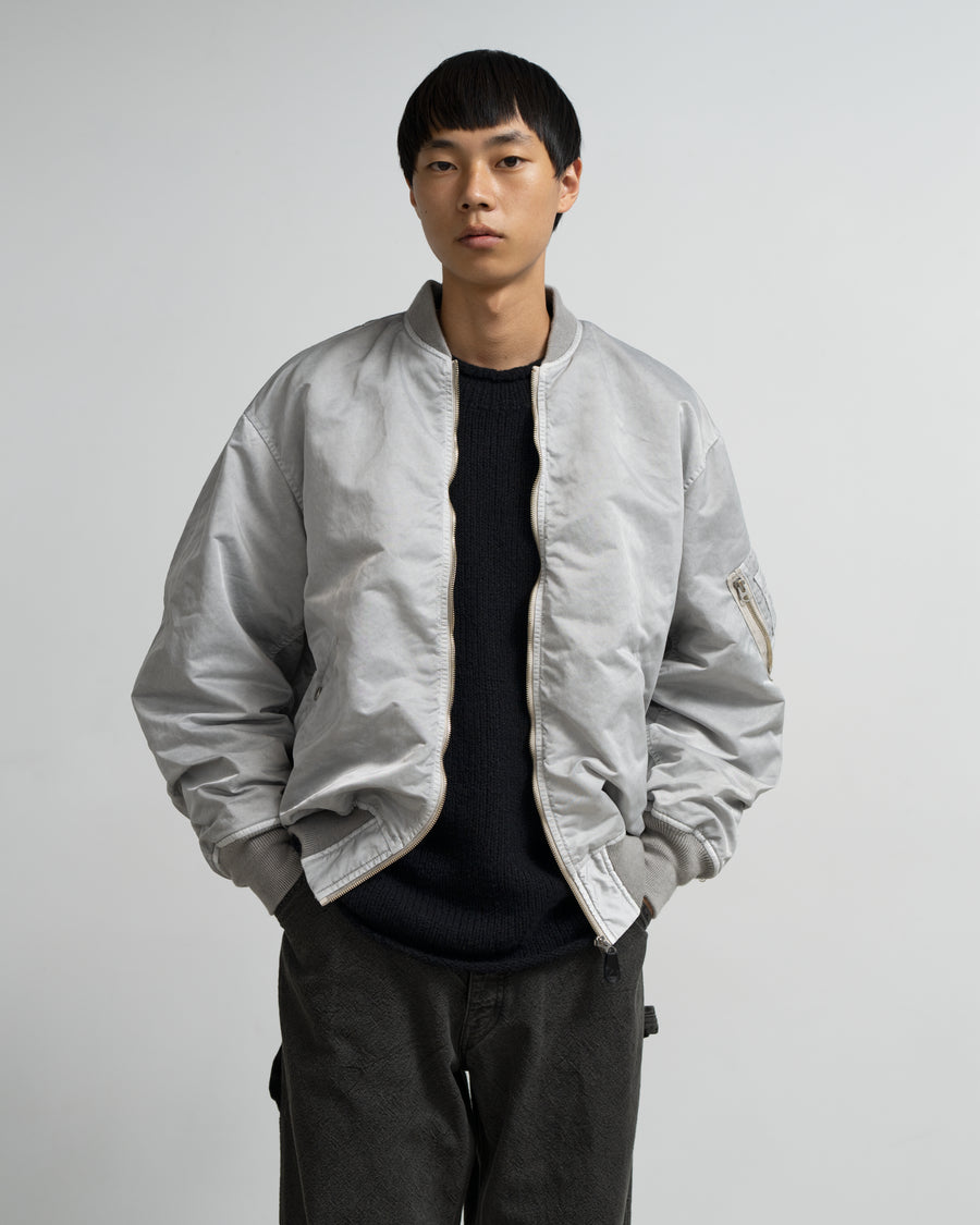 HAND-DYED BOMBER JACKET