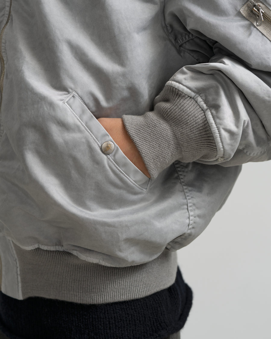 HAND-DYED BOMBER JACKET